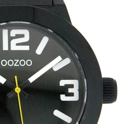 Oozoo Unisex Armbanduhr Vintage Series Analog Metall schwarz UOC3684A