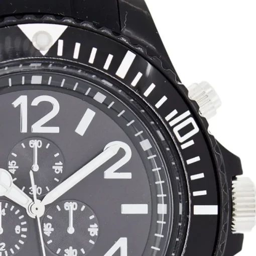 Oozoo Unisex Armbanduhr Vintage Series Analog Silikon schwarz UOC4829A