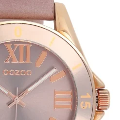 Oozoo Unisex Armbanduhr Vintage Series Analog Leder rose UOC5738A