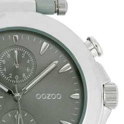 Oozoo Unisex Armbanduhr Vintage Series Analog Kunststoff grau UOC3861A