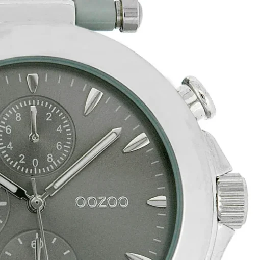 Oozoo Unisex Armbanduhr Vintage Series Analog Kunststoff grau UOC3861A