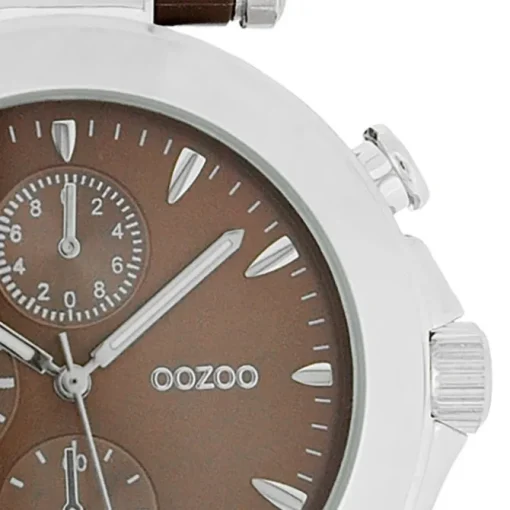 Oozoo Unisex Armbanduhr Vintage Series Analog Metall braun UOC3862A