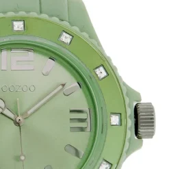 Oozoo Unisex Armbanduhr Vintage Series Analog Silikon hellgrün UOC4359A