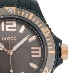 Oozoo Unisex Armbanduhr Vintage Series Analog Silikon grau UOC4370A
