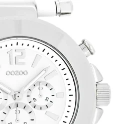 Oozoo Unisex Armbanduhr Vintage Series Analog Kunststoff weiß UOC4880A