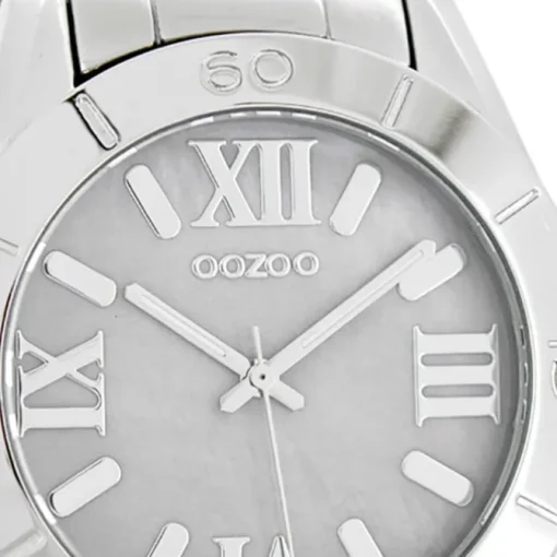 Oozoo Unisex Armbanduhr Vintage Series Analog Metall silber UOC5701A