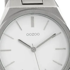 Oozoo Unisex Armbanduhr Vintage Series Analog Metall silber UOC10335