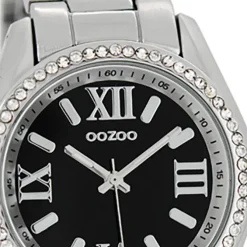 Oozoo Unisex Armbanduhr Vintage Series Analog Metall schwarz UOC5726A