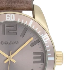 Oozoo Unisex Armbanduhr Vintage Series Analog Leder braun UOC5743A