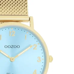 Oozoo Unisex Armbanduhr Vintage Series Analog Metall gold UOC20348
