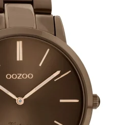 Oozoo Unisex Armbanduhr Vintage Series Analog Metall braun UOC20106