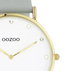 Oozoo Unisex Armbanduhr Vintage Series C20245 Analog Leder grau UOC20245