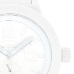 Oozoo Unisex Armbanduhr Vintage Series Analog Kunststoff weiß UOC4115A