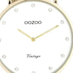 Oozoo Unisex Armbanduhr Vintage Series C20236 Analog Edelstahl gold UOC20236
