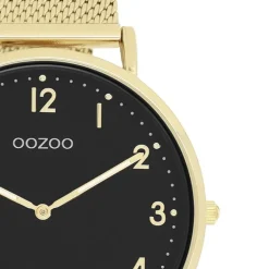 Oozoo Unisex Armbanduhr Vintage Series Analog Metall gold UOC20344