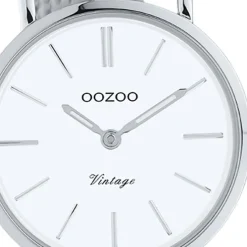 Oozoo Unisex Armbanduhr Vintage Series C20230 Analog Edelstahl silber UOC20230