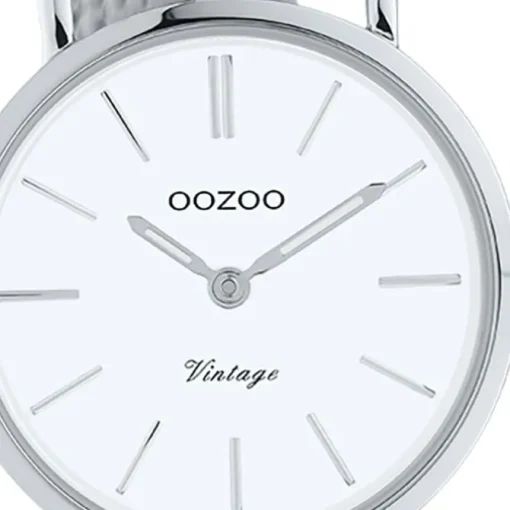 Oozoo Unisex Armbanduhr Vintage Series C20230 Analog Edelstahl silber UOC20230