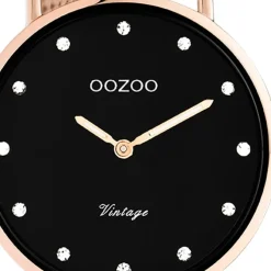 Oozoo Unisex Armbanduhr Vintage Series C20244 Analog Edelstahl roségold UOC20244