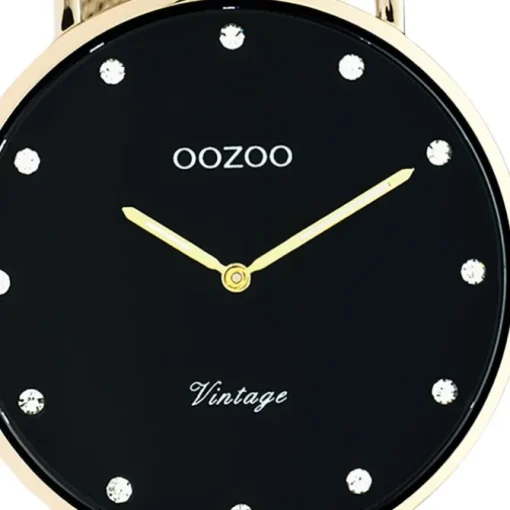 Oozoo Unisex Armbanduhr Vintage Series C20237 Analog Edelstahl gold UOC20237