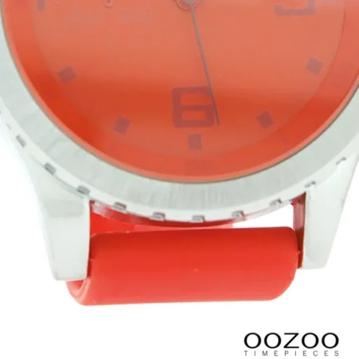 Oozoo Unisex Armbanduhr Vintage Series Analog Kautschuk orange UOC3670A