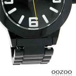 Oozoo Unisex Armbanduhr Vintage Series Analog Metall schwarz UOC3684A
