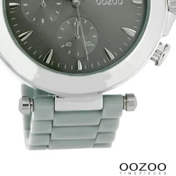 Oozoo Unisex Armbanduhr Vintage Series Analog Kunststoff grau UOC3861A