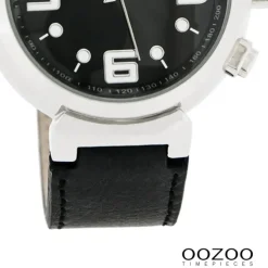 Oozoo Unisex Armbanduhr Vintage Series Analog Metall schwarz UOC4254A