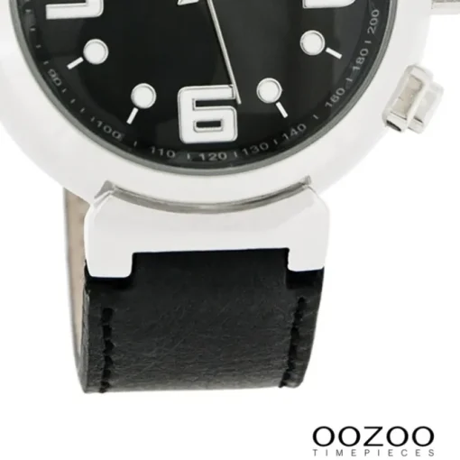 Oozoo Unisex Armbanduhr Vintage Series Analog Metall schwarz UOC4254A