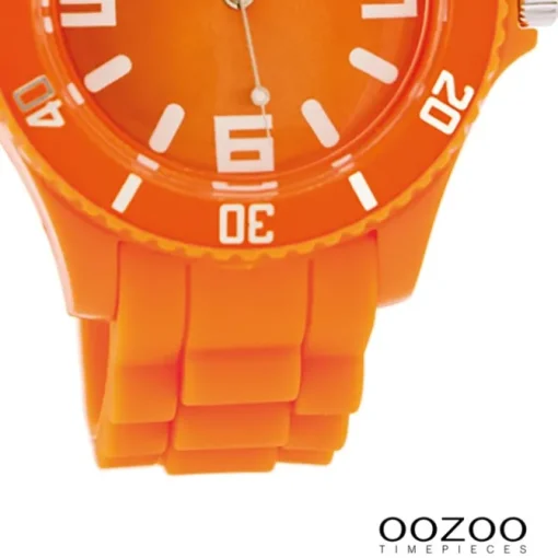 Oozoo Unisex Armbanduhr Vintage Series Analog Silikon orange UOC4287A