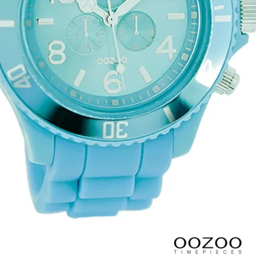 Oozoo Unisex Armbanduhr Vintage Series Analog Silikon blau UOC4834A