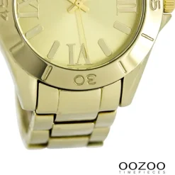 Oozoo Unisex Armbanduhr Vintage Series Analog Metall gold UOC5702A