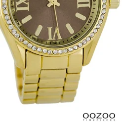 Oozoo Unisex Armbanduhr Vintage Series Analog Metall gold UOC5728A