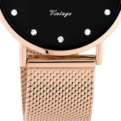 Oozoo Unisex Armbanduhr Vintage Series C20244 Analog Edelstahl roségold UOC20244