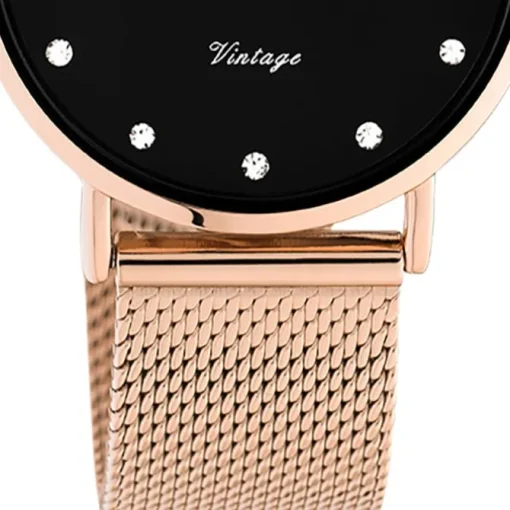 Oozoo Unisex Armbanduhr Vintage Series C20244 Analog Edelstahl roségold UOC20244