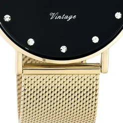 Oozoo Unisex Armbanduhr Vintage Series C20237 Analog Edelstahl gold UOC20237