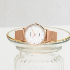 Oozoo Unisex Armbanduhr Vintage Series C20243 Analog Edelstahl roségold UOC20243