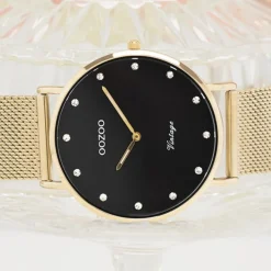 Oozoo Unisex Armbanduhr Vintage Series C20237 Analog Edelstahl gold UOC20237