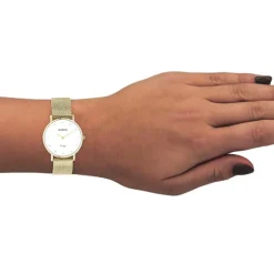 Oozoo Unisex Armbanduhr Vintage Series C20241 Analog Edelstahl gold UOC20241