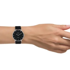 Oozoo Unisex Armbanduhr Vintage Series C20247 Analog Leder schwarz UOC20247
