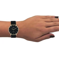 Oozoo Unisex Armbanduhr Vintage Series C20248 Analog Leder schwarz UOC20248