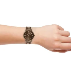 Oozoo Unisex Armbanduhr Vintage Series Analog Metall braun UOC20106