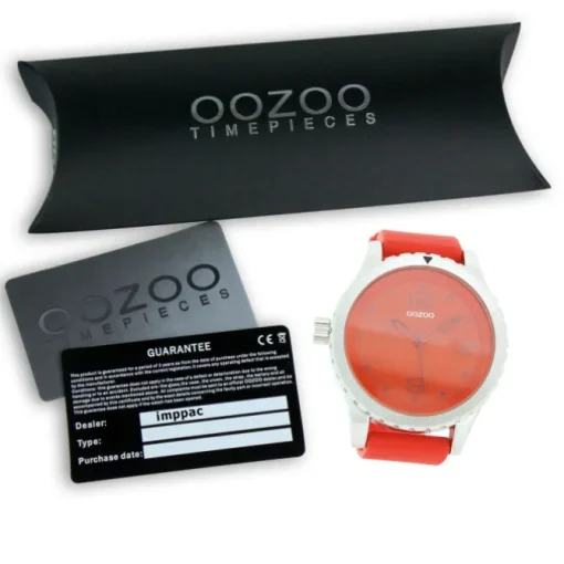 Oozoo Unisex Armbanduhr Vintage Series Analog Kautschuk orange UOC3670A