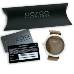 Oozoo Unisex Armbanduhr Vintage Series Analog Leder braun UOC3672A