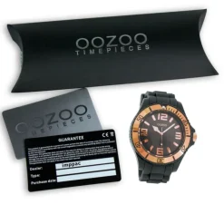 Oozoo Unisex Armbanduhr Vintage Series Analog Silikon grau UOC4284A
