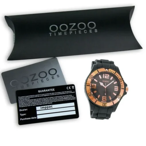 Oozoo Unisex Armbanduhr Vintage Series Analog Silikon grau UOC4284A