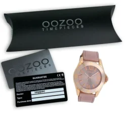 Oozoo Unisex Armbanduhr Vintage Series Analog Leder rose UOC5738A