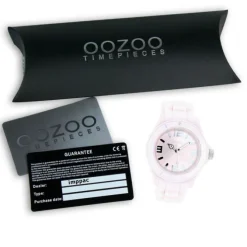 Oozoo Unisex Armbanduhr Vintage Series Analog Silikon rosa UOC4175A