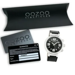 Oozoo Unisex Armbanduhr Vintage Series Analog Metall schwarz UOC4254A