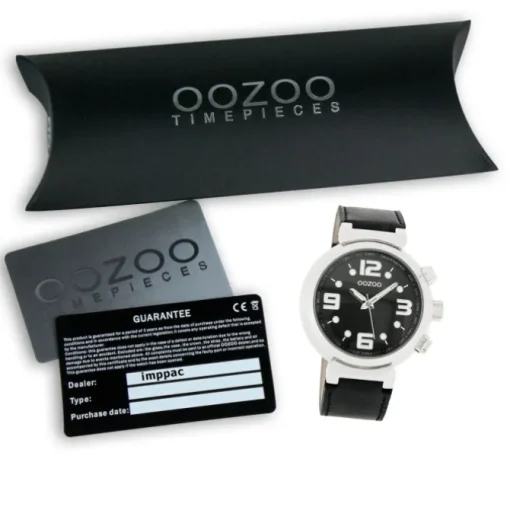 Oozoo Unisex Armbanduhr Vintage Series Analog Metall schwarz UOC4254A