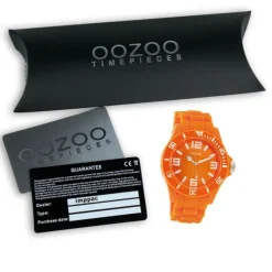 Oozoo Unisex Armbanduhr Vintage Series Analog Silikon orange UOC4287A
